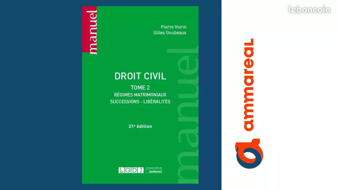 Droit civil: Régimes matrimoniaux, successions, libéralités (2020) (Tome 2) - Gilles Goubeaux... (image 1)