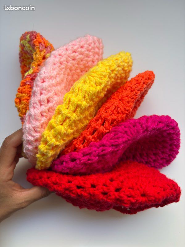 Patron gratuit de bonnet pour homme au crochet - Les Triconautes