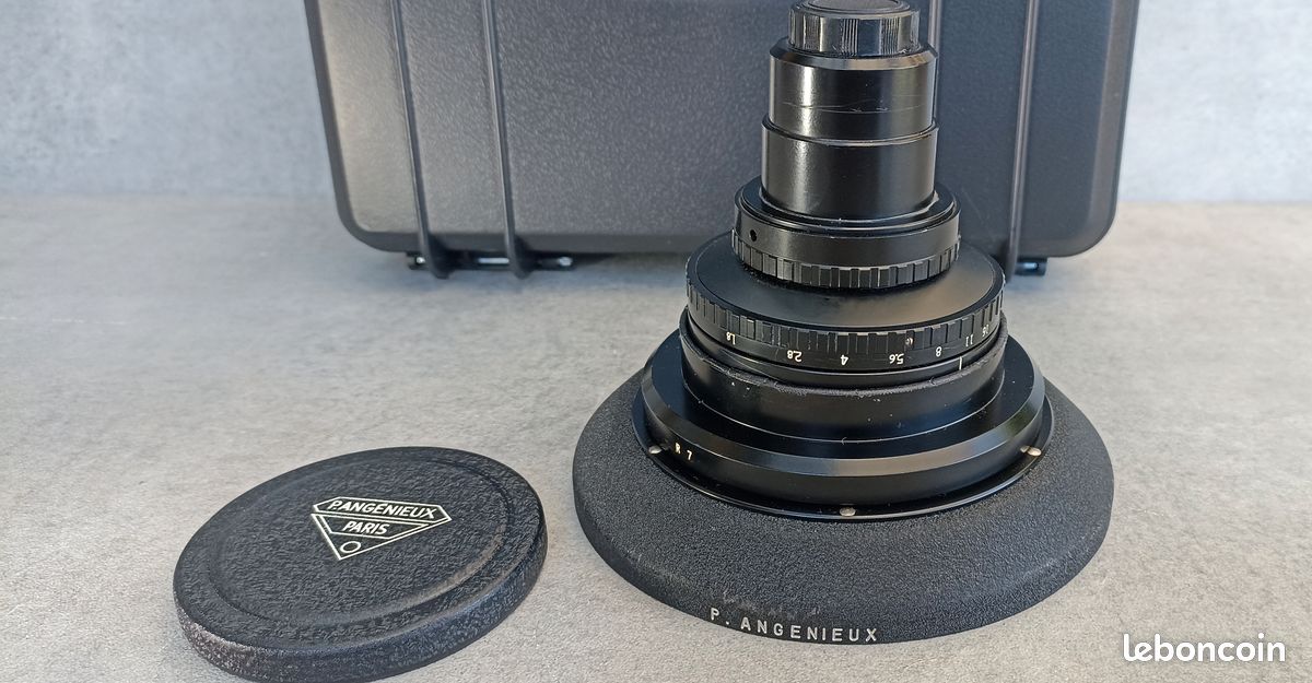 Objectif Angénieux 28mm F/2.8 – Grand-angle Pour Caméra 25 Mm – Vintage Rare