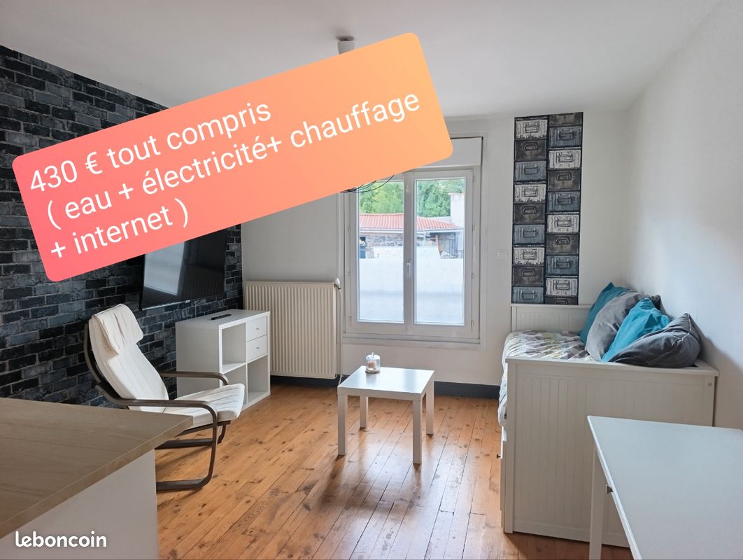Appartement 1 pièce 25 m² · à Ceyrat · 25 m² · 430 €/mois