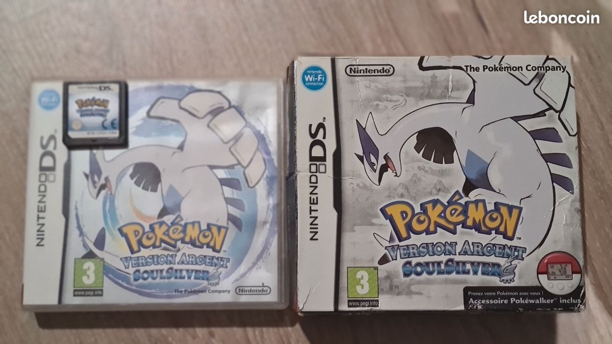 Pokemon Version Argent Soulsilver Nintendo DS AUTHENTIQUE (or heartgold