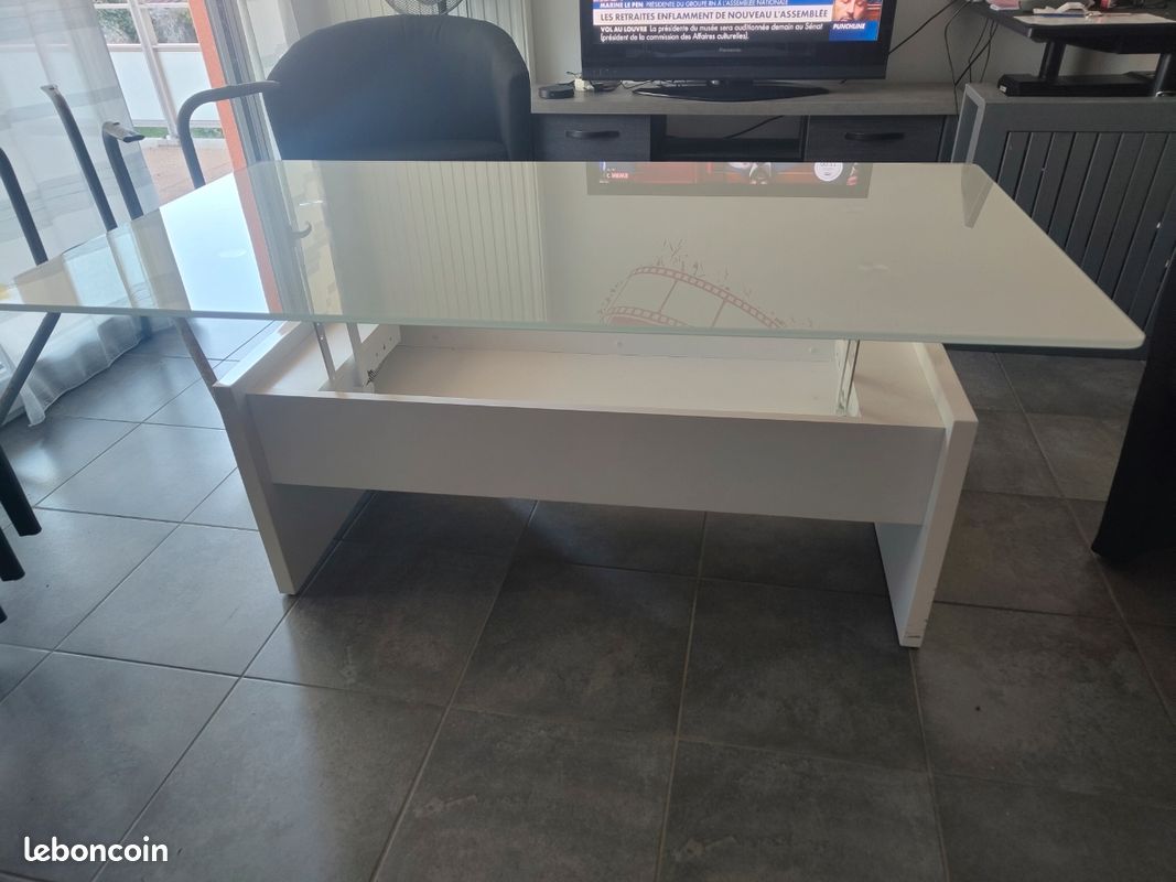 Table basse relevable (image 2)