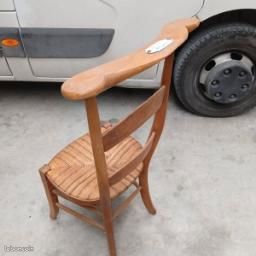 Chaise d'église en chêne (image 1)