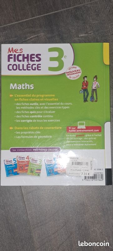 Mes fiches collège maths 3ème (image 3)