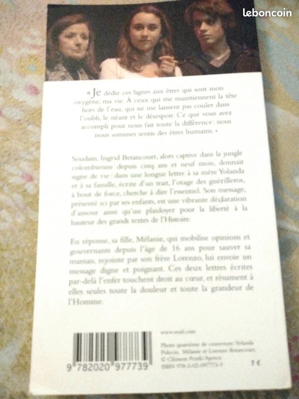 Lettres à maman par‑delà l’enfer – Ingrid Betancourt (image 2)
