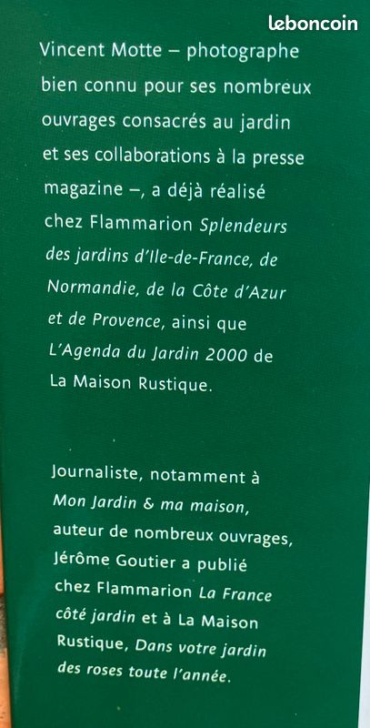 Jardins de femmes – Jérôme Goutier – Beau livre relié avec jaquette – Comme neuf (image 7)
