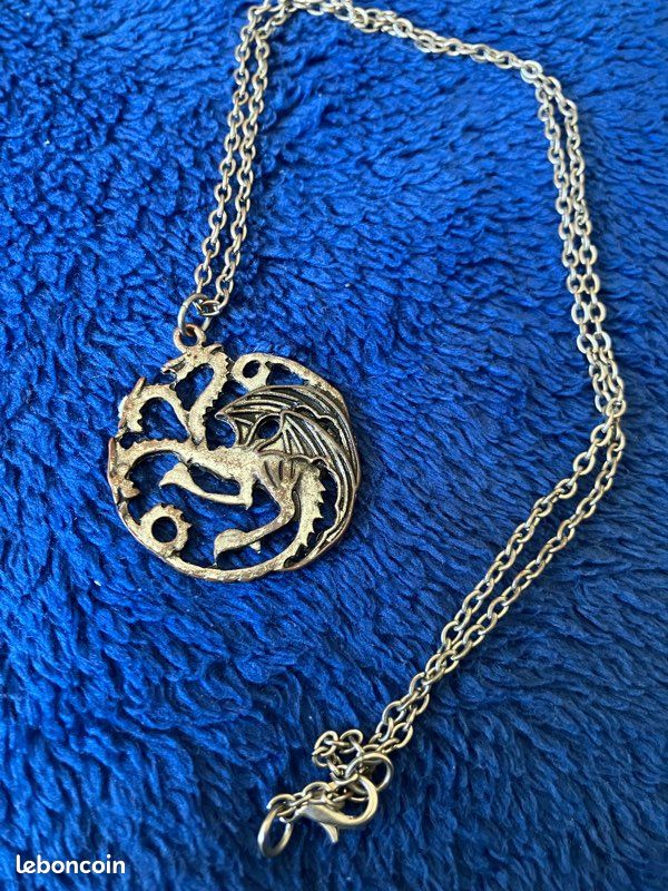Collier Game of Thrones blason Targaryen Daeberys (image 7)