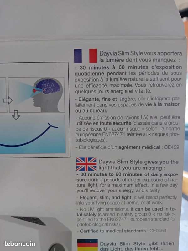 Lampe de luminotherapie dayvia (image 3)