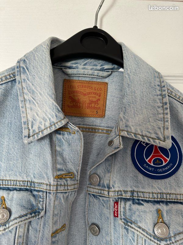 Veste en jean Levis édition limitée PSG (image 4)
