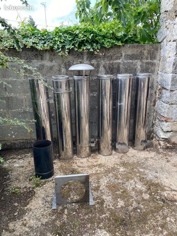 Insert Cheminée en fonte + Tubage doublé (image 2)