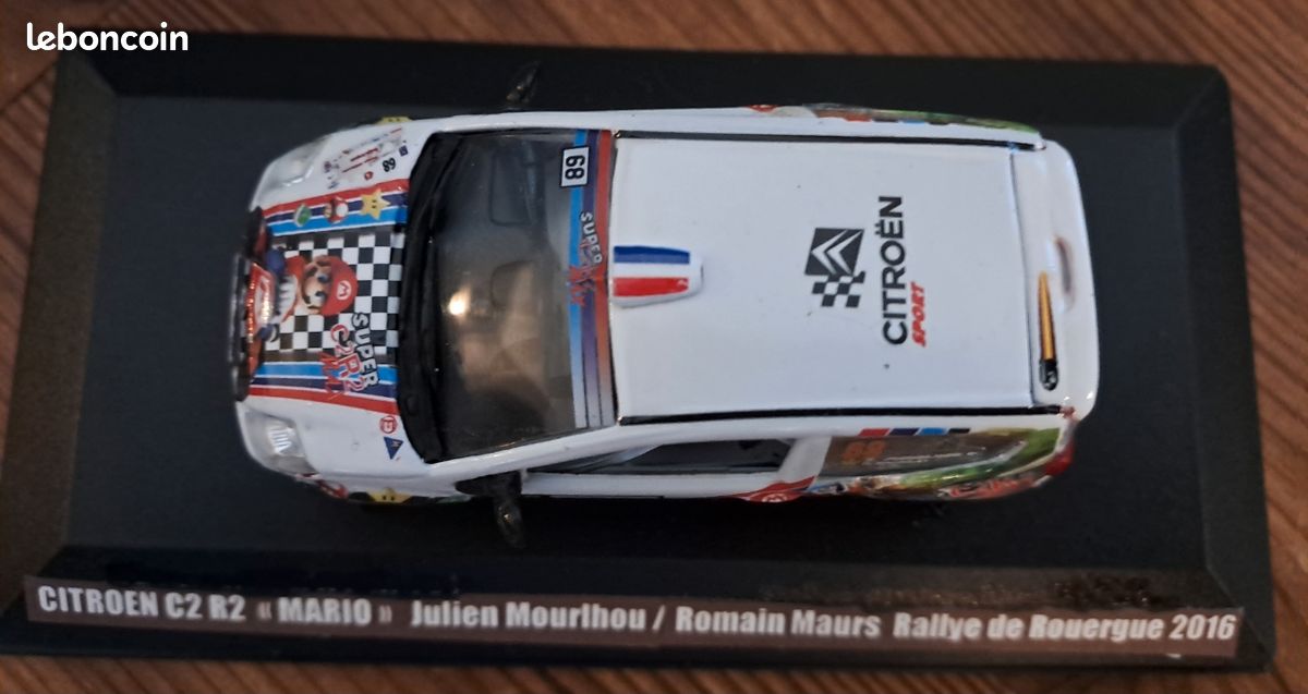 Voiture miniature 1/43 Citroën C2 Mourlhou Rallye de Rouergue 2016 (image 6)
