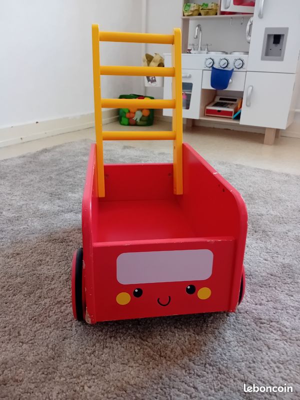 Chariot bois pompier (image 2)