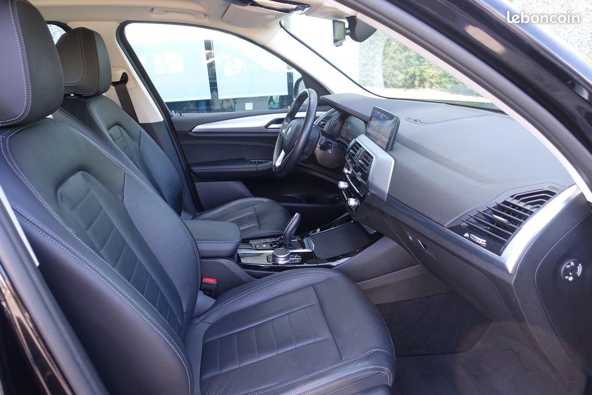 X3 X-Drive 30ea Hybride Rechargeable BVA 292ch Live cockpit/Cuir sport chauffant/Grd Gps Europe/Caméra/Carplay/Hayon électrique/1*Main/Garantie 12 mois (image 5)
