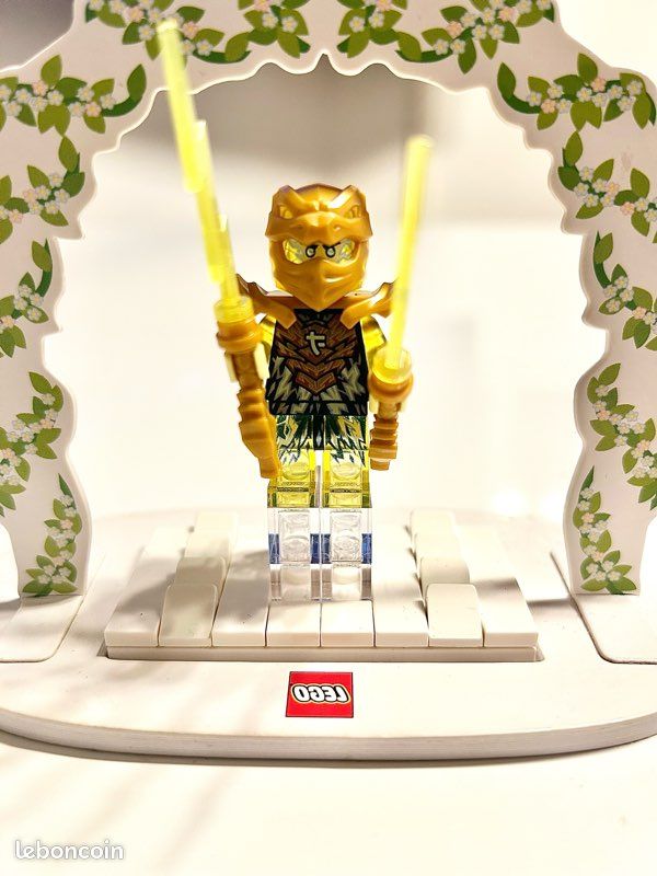 LEGO Ninjago / Crystalized - Figurine Jay (Golden Dragon) - njo797 - Complet (image 5)