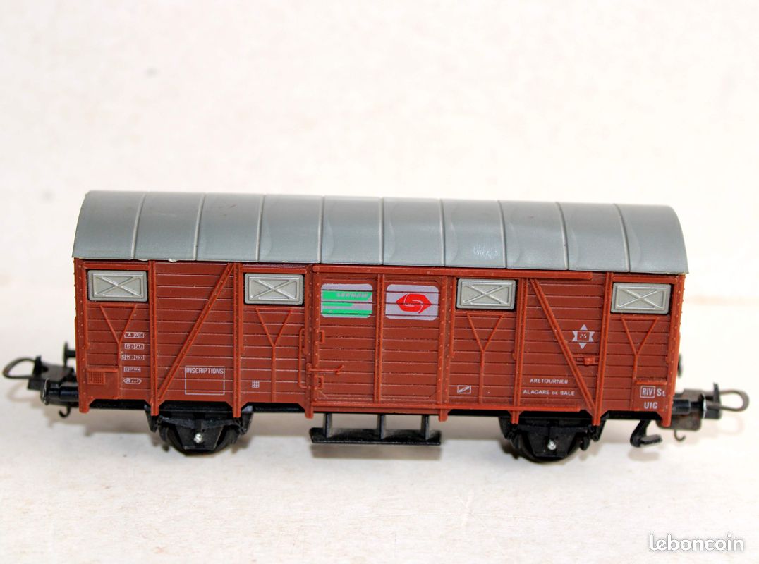 Lot De 5 Wagons Marchandises LIMA HO - Époque 3 - Boîtes D'origine - Vintage Italie