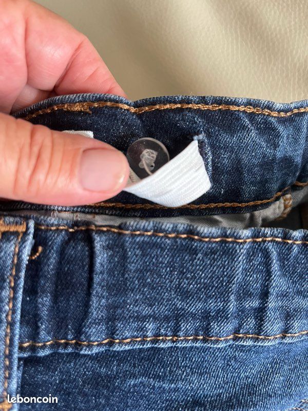 Jean denim slim enfant 9 ans (image 4)