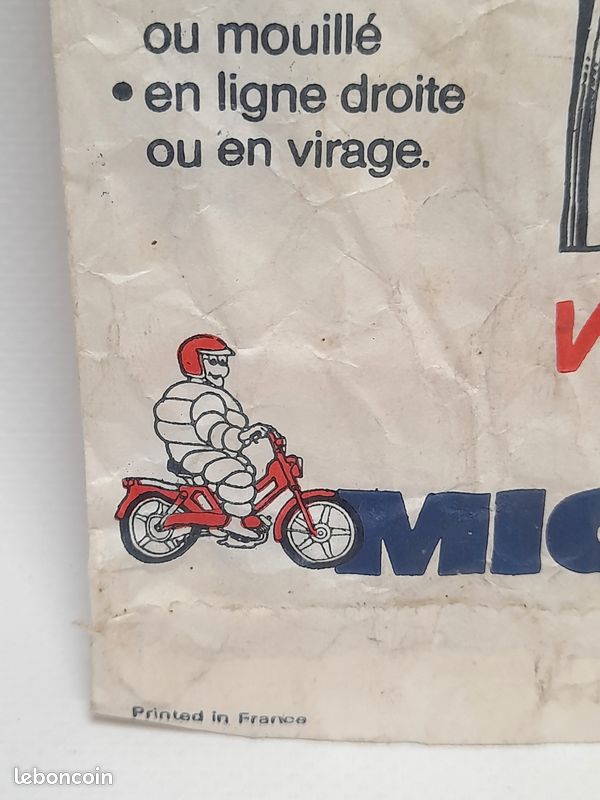 Sachet Concessionnaire MICHELIN - BMX Bicross Mobylette Cyclomoteurs (image 4)