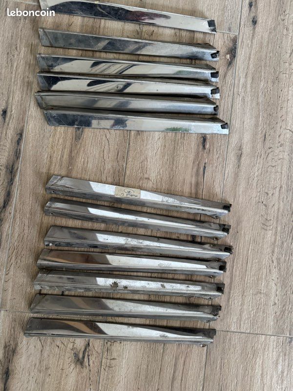 Baguette De Seuil (protège-bas De Porte) Inox GH Pour Citroën Ancienne - Noir - Neuf