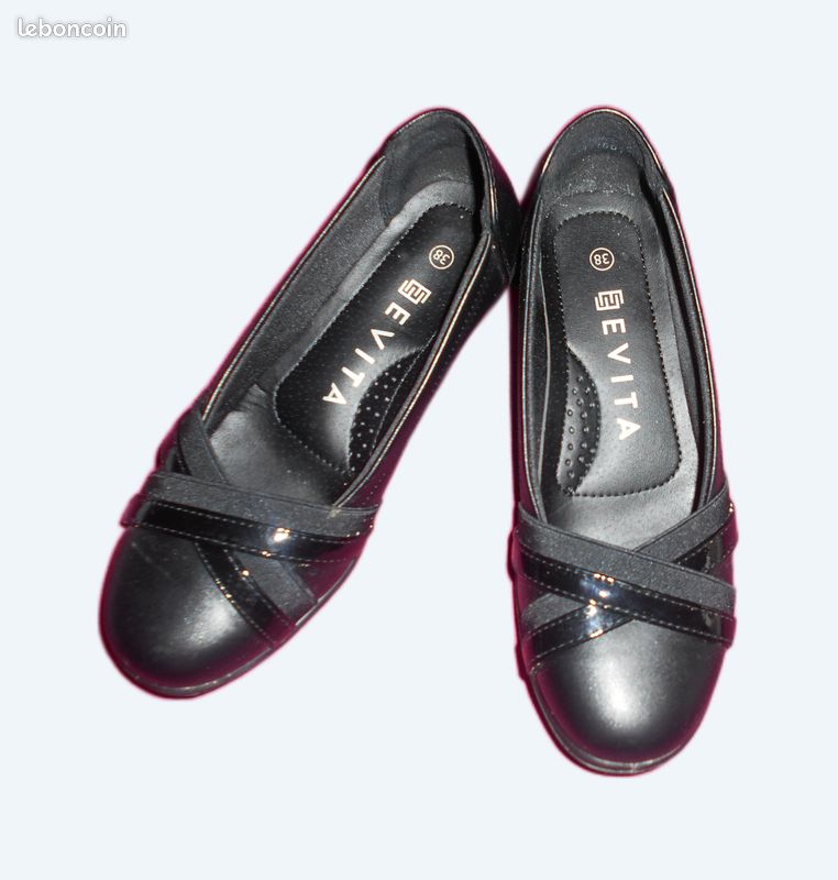 Chaussea Chaussures Evita Femme Derbies F Noirs 