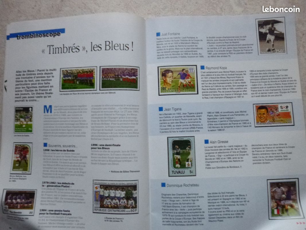 Revue "l'Echos de la Timbrologie" hors série spécial foot (image 4)