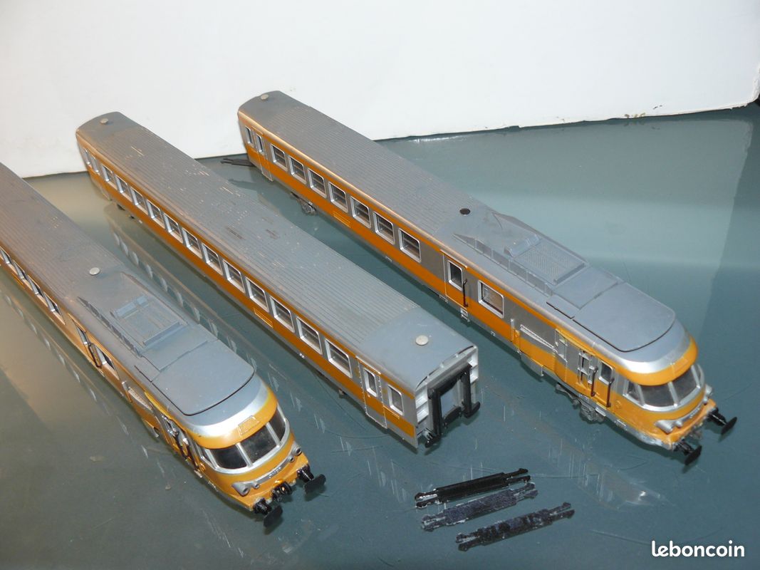 Bogie HO 1/87 JOUEF Pour Turbotrain RTG - Roues Métal Réf. 34 - Occasion - Modélisme Ferroviaire
