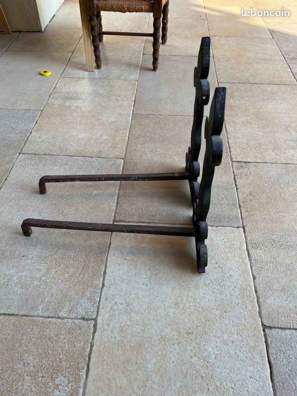 2 Chenets fer forgé (image 3)