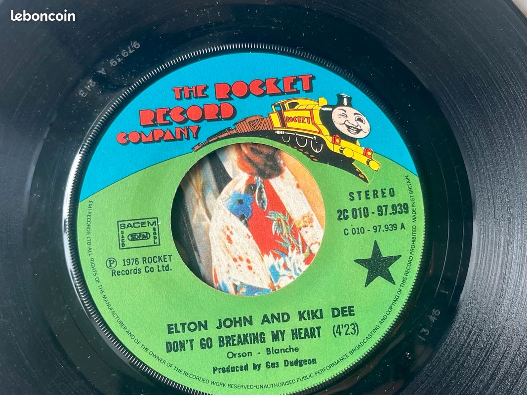 Don't Go Breaking My Heart Elton John & Kiki Dee 1976 45T vinyle (image 5)