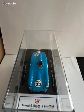 No SPARK Monopole X84 #55 2nd 24 Heures du Mans 1954 1/43 GCAM Edition