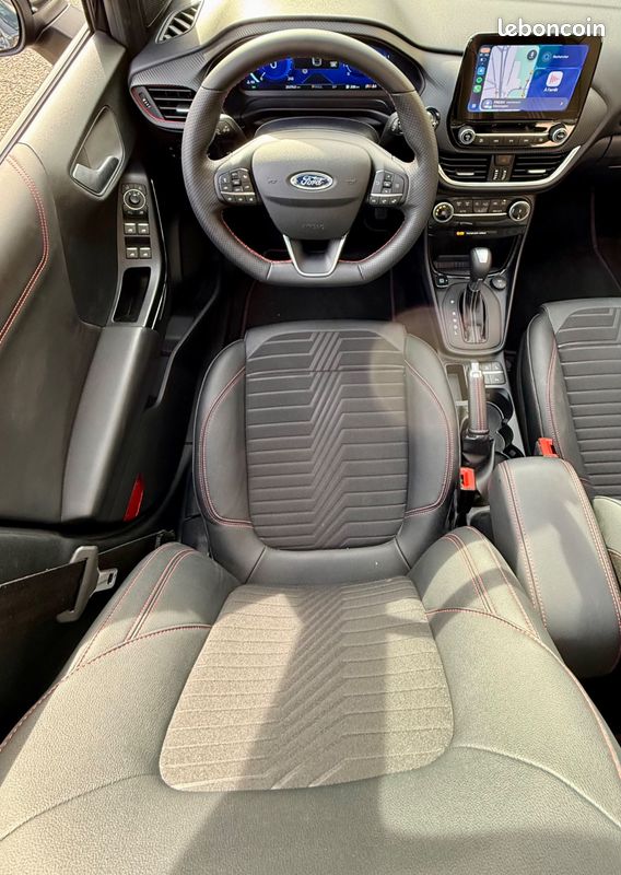 Ford puma 1.0 ecoboost 125 hybrid mhev st-line x dct bva- toit ouvrant- car play- garantie (image 22)