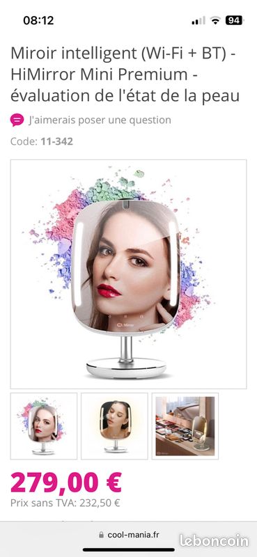 HiMirror Mini miroir intelligent (image 3)
