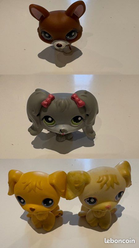 Lot de 9 figurines chien Pet Shop (image 1)