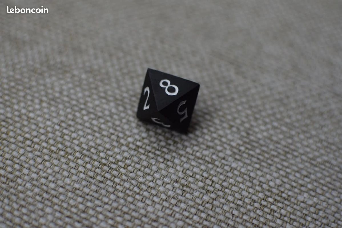 Dés en Ebene véritable (JDR jeu de rôle sur table) (image 6)
