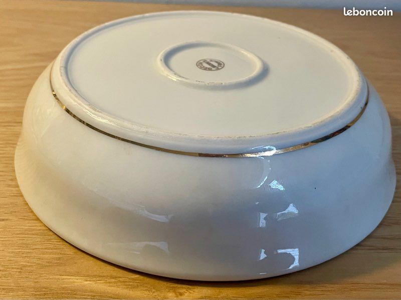 Belle Assiette Chauffante Porcelaine Limoges Années 1950 (image 11)