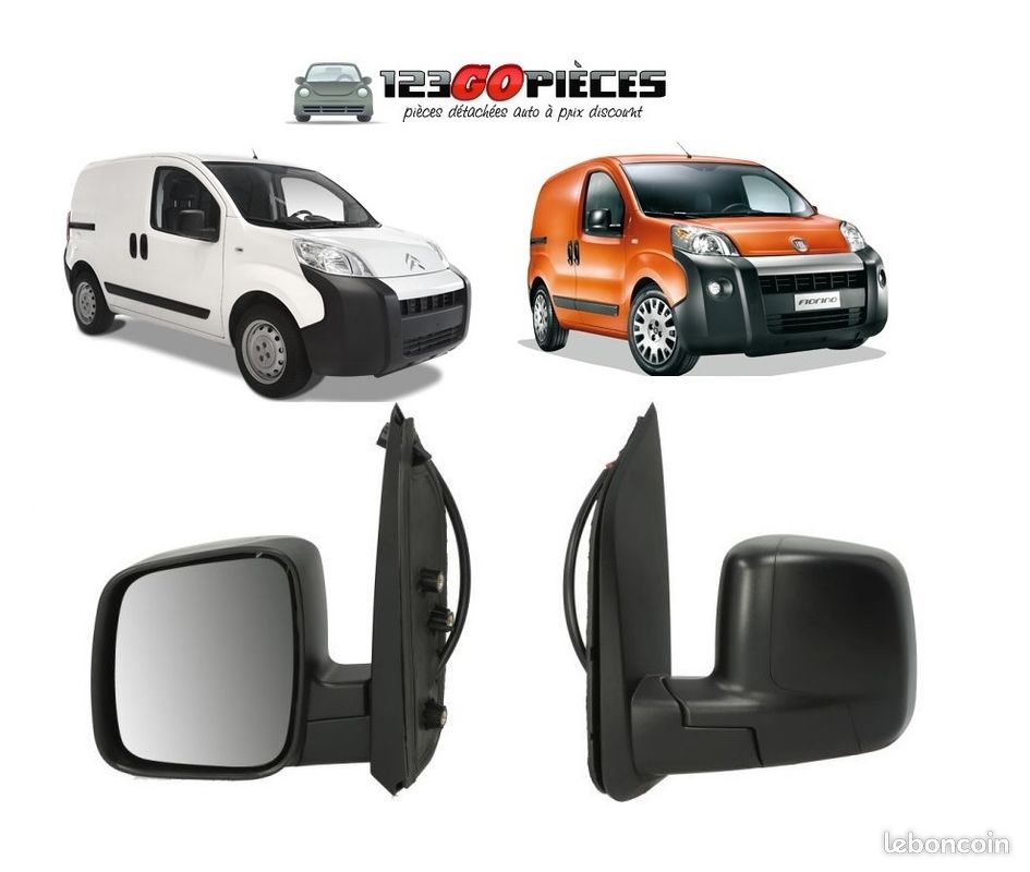 Retroviseur droite ou gauche citroen nemo fiat fiorino peugeot bipper neuf - Équipement auto