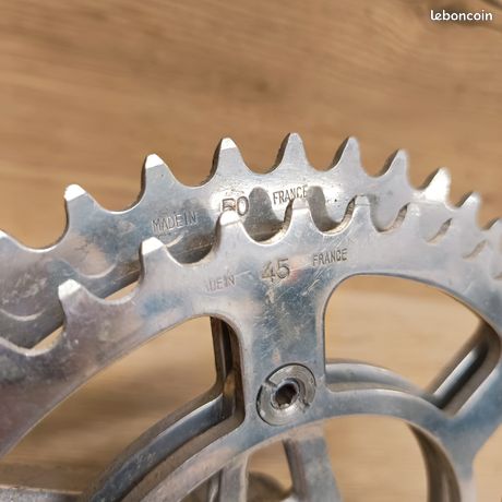 Pédalier Stronglight 52/42 D'occasion - Parfait Pour Vélo Vintage Peugeot