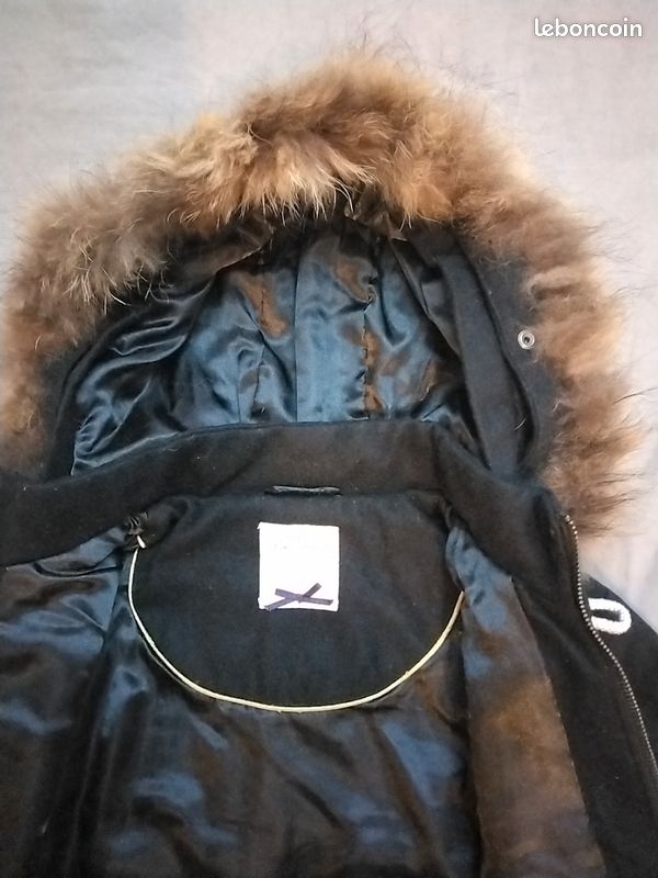 Manteau fille 14 ans hiver avec laine Vêtements