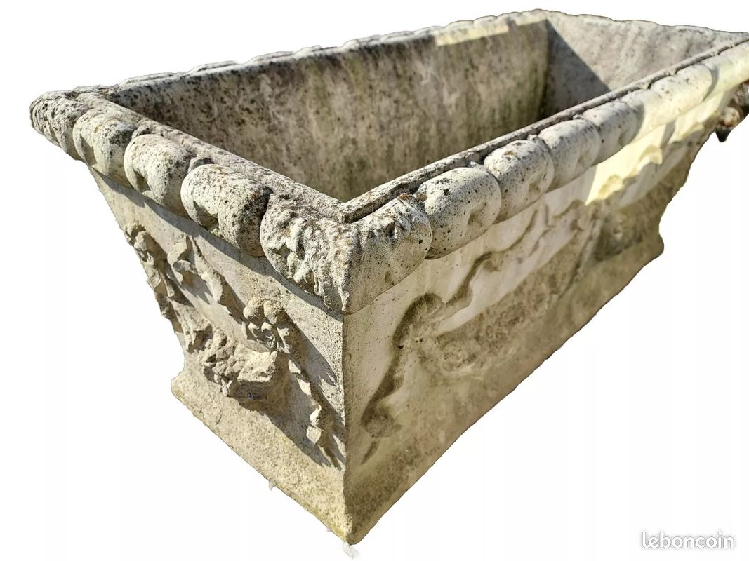 Jardinière en pierre reconstituée (image 2)