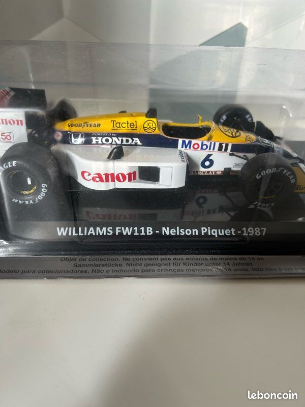 Lot 4 F1 miniatures Altaya vintage – Tyrrell 6 roues + Williams Piquet + Alfa (image 12)