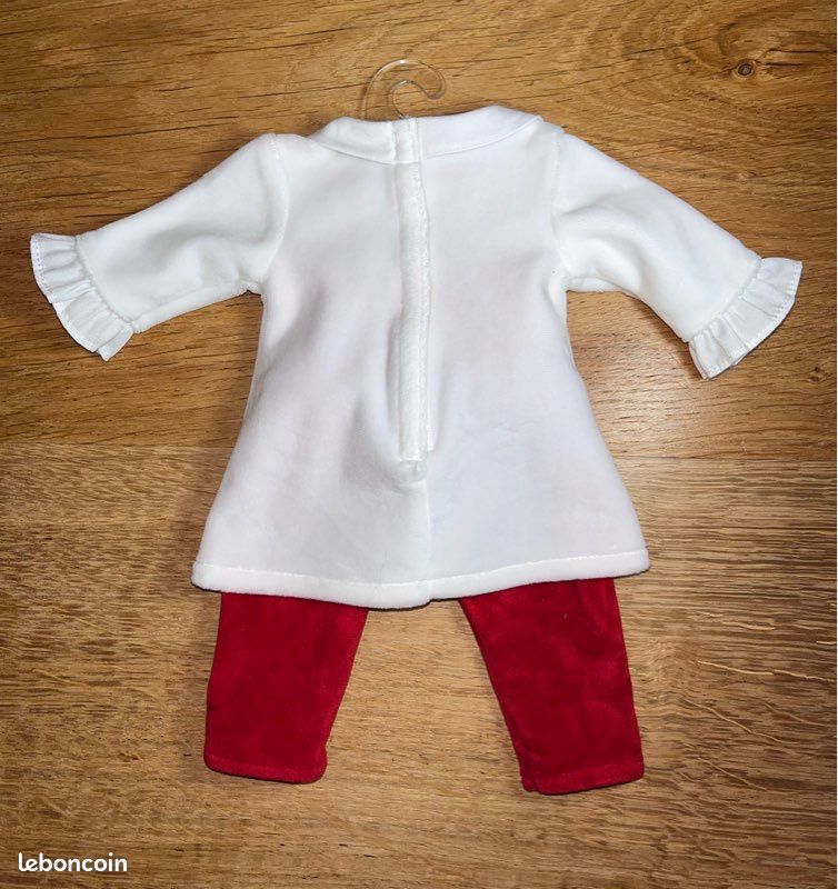 Pyjama De Noël Sergent Major – Velours Rouge – Taille 8 Ans – Garçon – Très Bon état