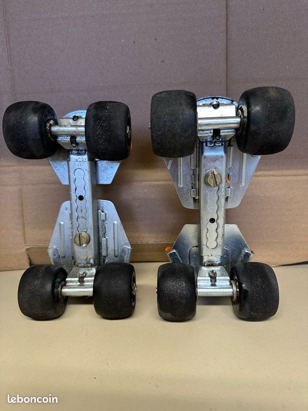 Patin à Roulettes Vintage MECANO – À Restaurer – Occasion – Collection