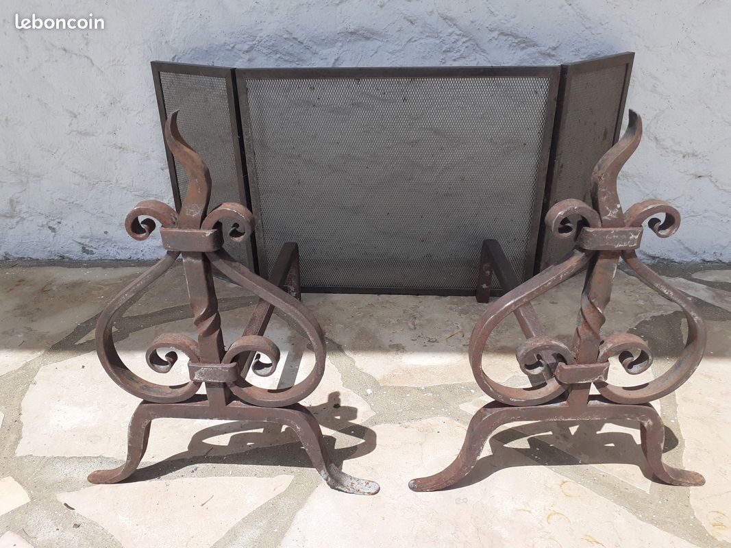 2 Chenets pour Cheminée (image 1)