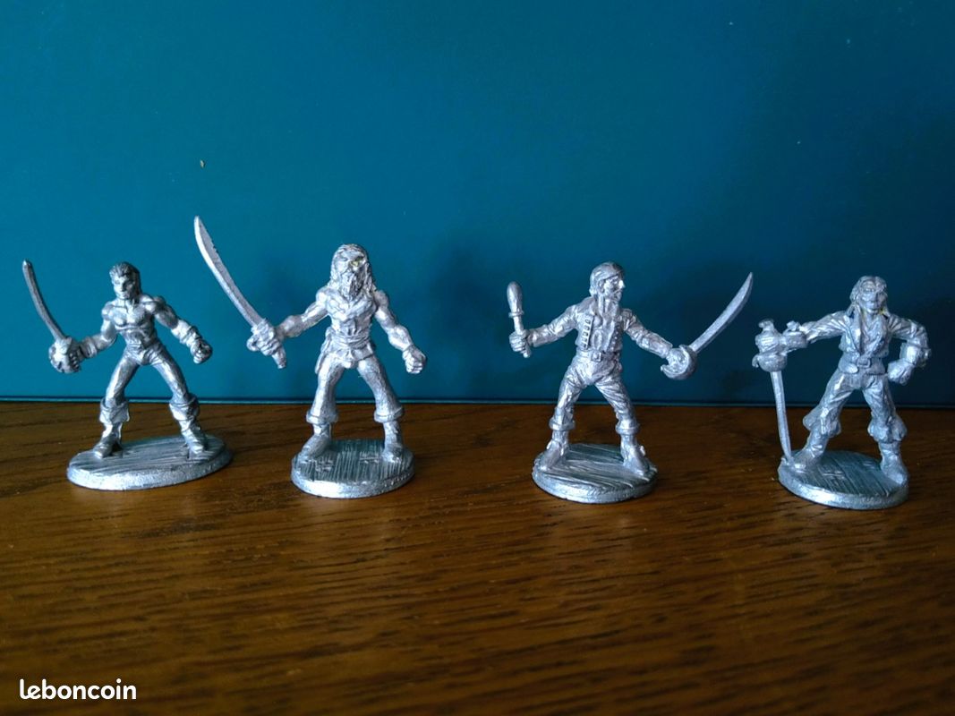 10 Figurines SF Ral Partha 1990 - Pour JDR, Vétistes, Made In France