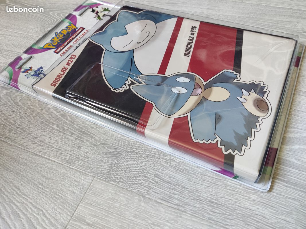 Ultra Pro – Portfolio Pokémon Ronflex & Goinfrex – 180 Cartes – Classeur Souple Avec Pages 9 Emplacements – Dès 6 Ans