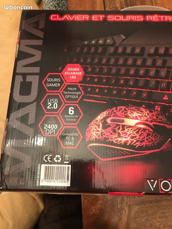 Clavier PC Gamer + casque (image 2)