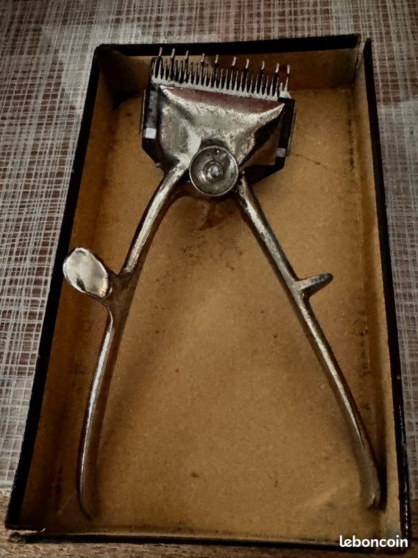 Tondeuse à Cheveux Vintage Chromée – Sans Fil, Style Rétro