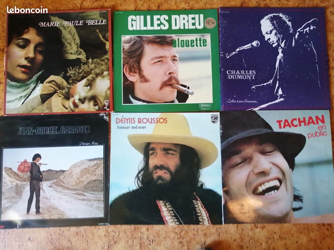 Plusieurs Vinyles brel, brassens, montand, Barbara ect.. (image 1)