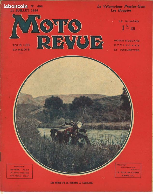MOTO REVUE 696 - 11 juillet 1936 (image 1)