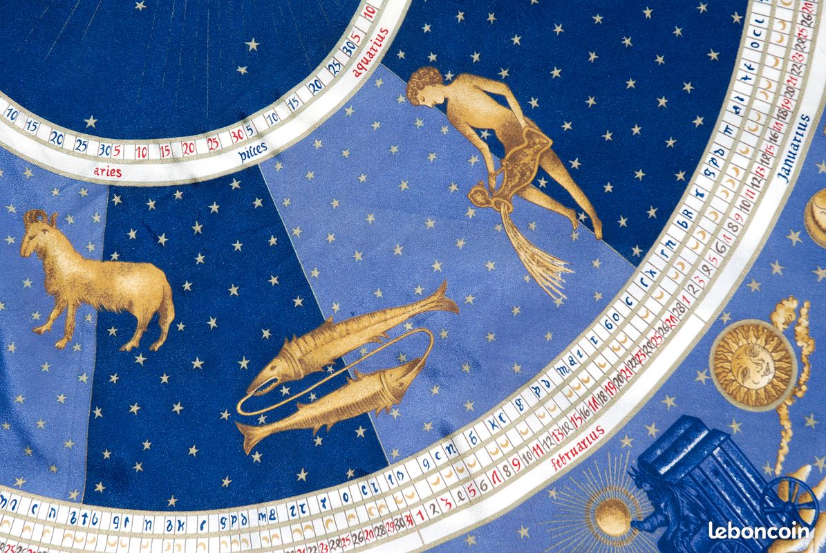 Carré de soie "Les signes du zodiaque" (image 3)
