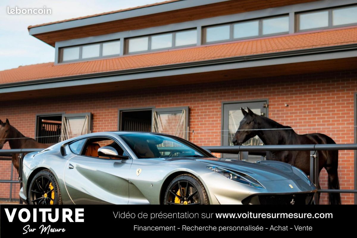 FERRARI 812 SUPERFAST 6.5i V12 800ch - carbone - sièges perf - set bagages (image 2)