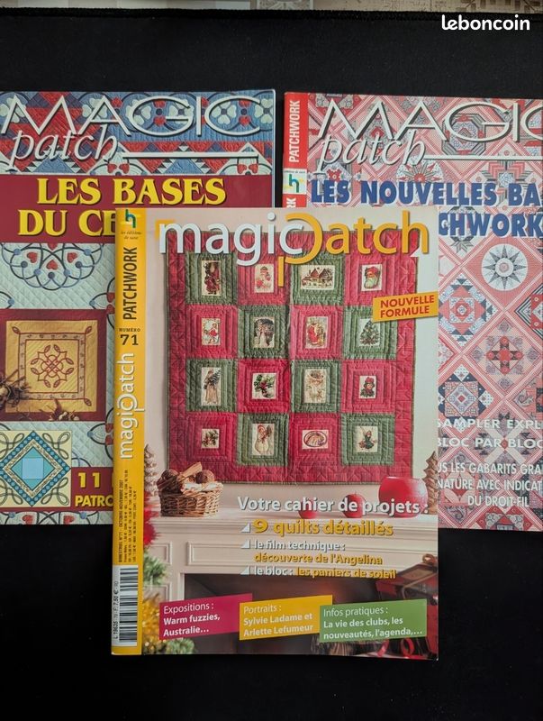 Lot de 3 magazines Magic Patch – Éditions de Saxe (Guides techniques & modèles) (image 1)